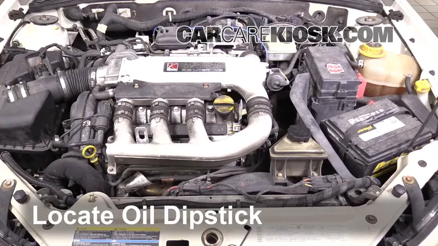 2005 Saturn L300 3.0L V6 Oil Check Oil Level